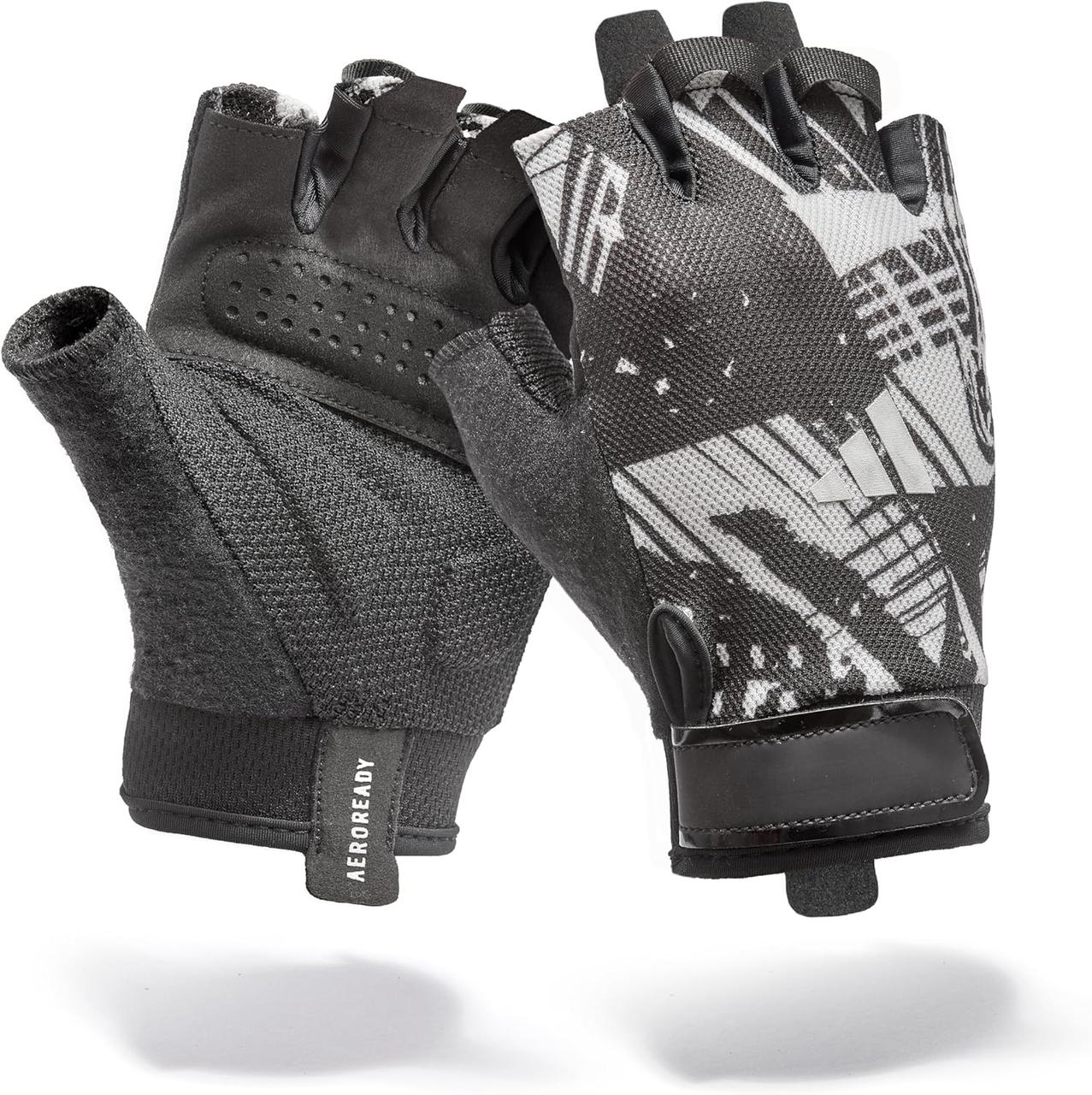 Рукавички для фітнесу Adidas Essential Training Gloves р. M (ADGB-15002AB) Black/Grey, фото 1