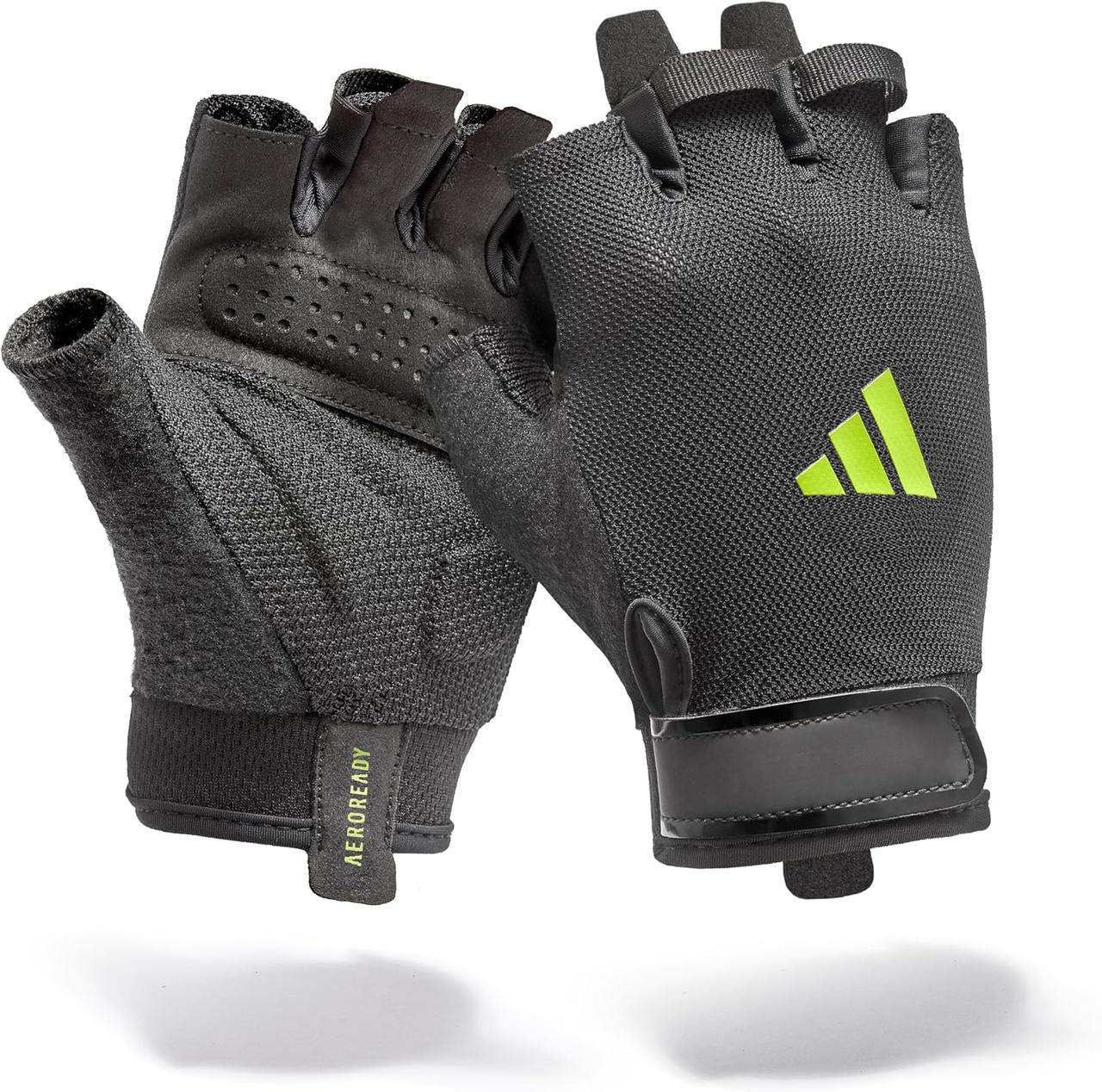 Рукавички для фітнесу Adidas Essential Training Gloves р. L (ADGB-15003GN) Black/Green, фото 1