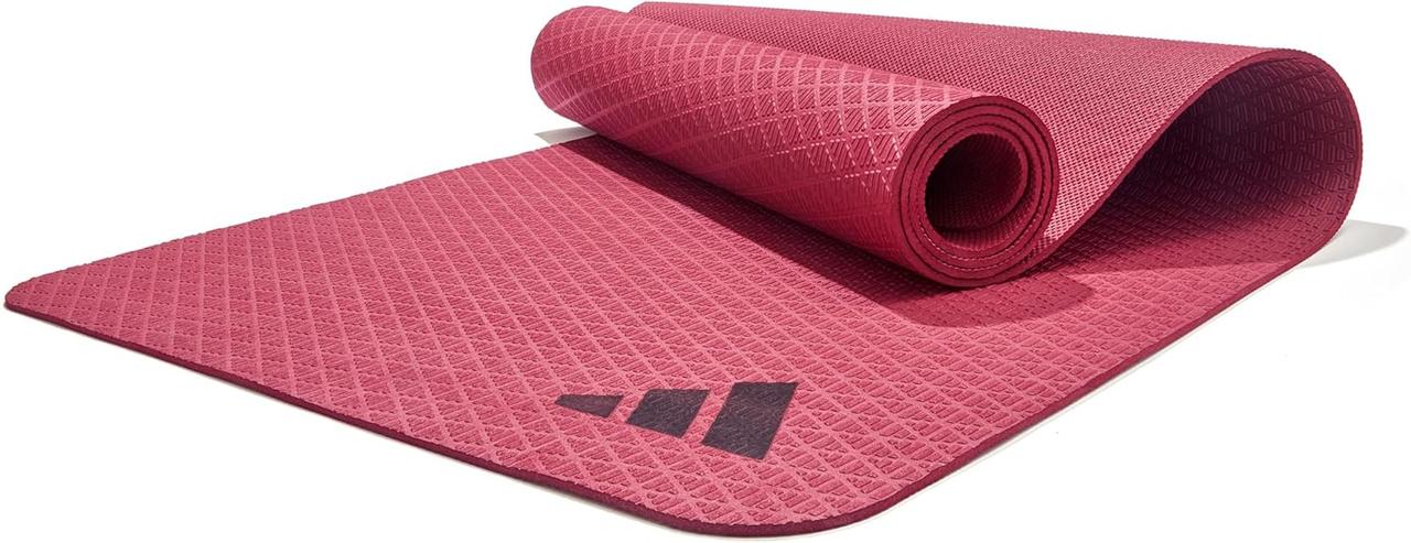 Килимок для йоги Adidas Yoga Mat 176x61x0,4 см (ADYG-10001CB) Collegiate Burgundy, фото 1