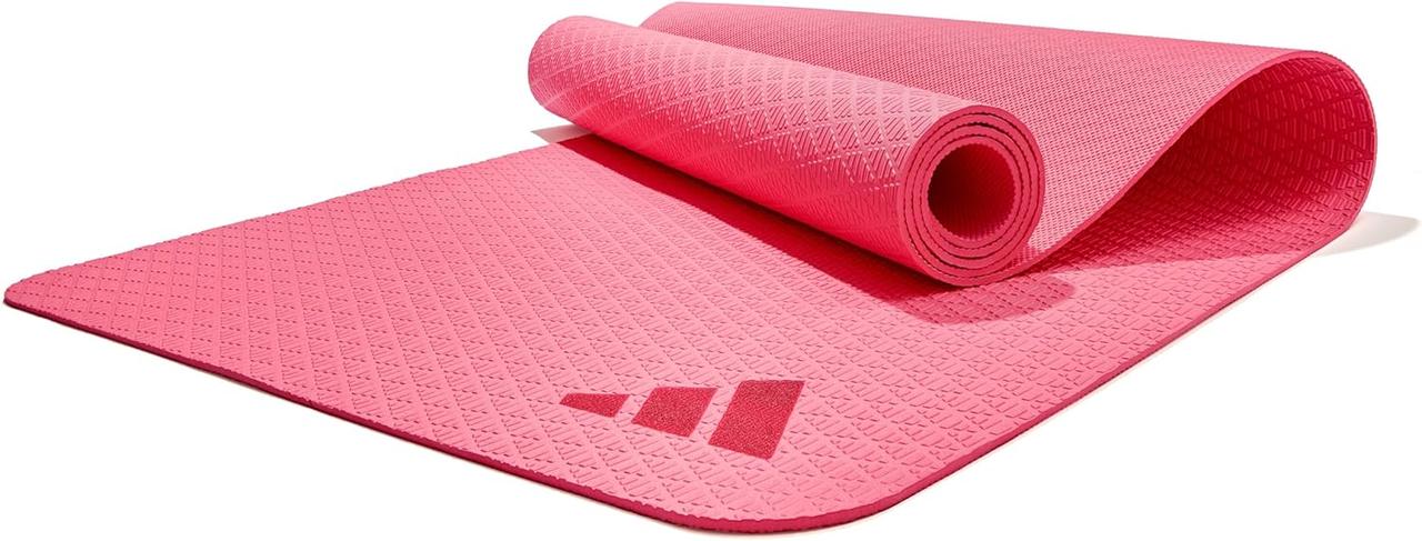 Килимок для йоги Adidas Yoga Mat 176x61x0,4 см (ADYG-10001PF) Pink Fusion, фото 1