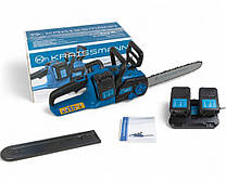 Акумуляторна ланцюгова пилка KRAISSMANN 4051 AKS-BL 20/2 MP (2 акум. 40В, 4000 мАг, шина 405 мм, НІМЕЧЧИНА)