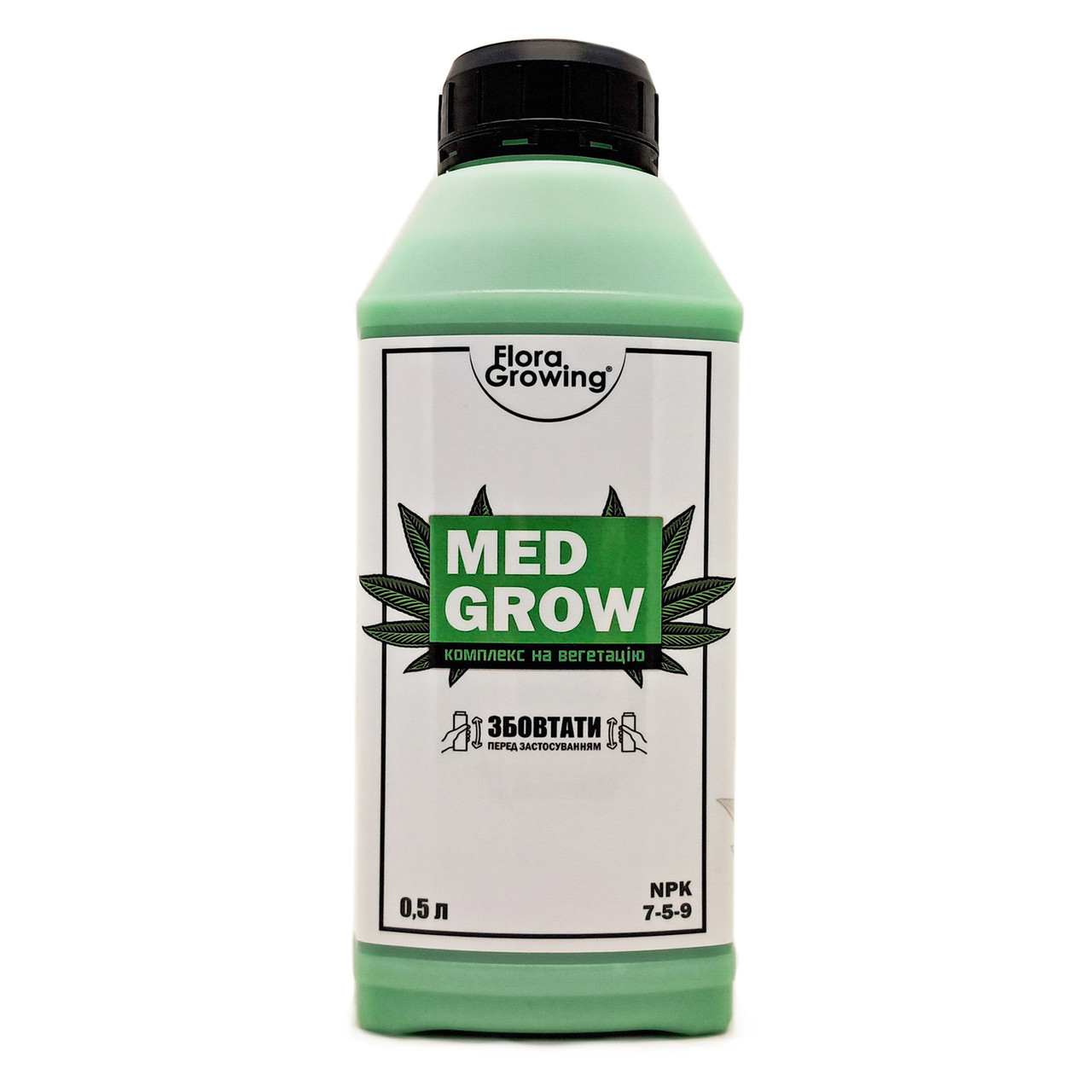 500 мл MedGrow — Комплексне добриво на вегетацію для лікарських та їстівних рослин, фото 1
