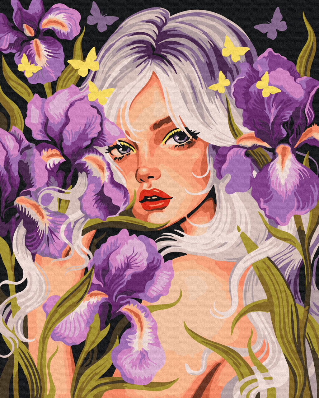 Картина за номерами Квіткова мольфарка © Карина Зиміна, фото 1