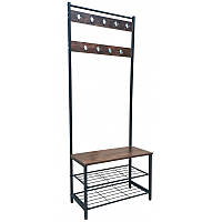 Вешалка напольная для одежды Лофт Bonro 126 + стойка для обуви R_2161