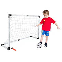 Ворота футбольні дитячі Trizand 23459 + м'яч + насос Набір для футболу R_2354