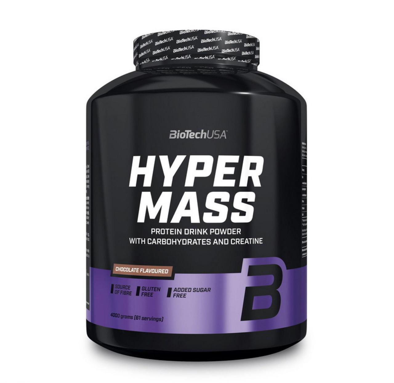 Гейнер Biotech Hyper Mass Chocolate, 4000 г, фото 1
