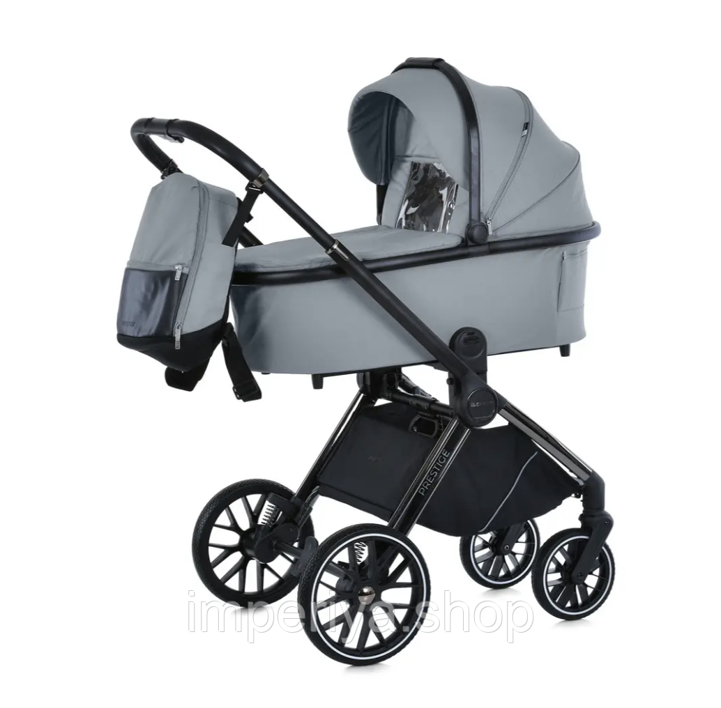 Коляска універсальна 2в1 PRESTIGE Frost Gray, фото 1
