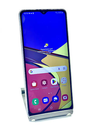 Смартфон Samsung Galaxy A02 3/32 GB, чорний, у задовільному стані, б/в, фото 1