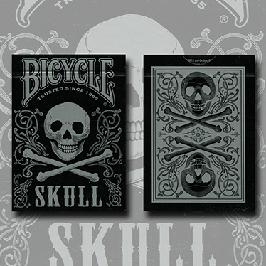 Карти гральні | Bicycle Skull Metallic (Silver)