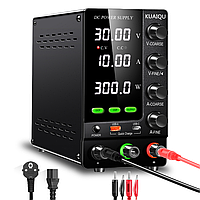 KUAIQU SPS-C3010S лабораторний блок живлення імпульсний 30V 10A + USB зі швидкою зарядкою + TypeC