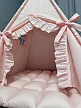 Вігвам для дівчинки Мрія 5 БОНБОН Повний комплект, вігвам дитячий, вігвам для дітей, дитяча палатка, дитячий вігвам, дитячий намет, фото 5