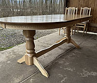 Стіл дерев'яний для дому, саду, в альтанку Оскар 1400/1800х800х760 мм (вибір кольору)