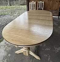 Стіл дерев'яний розкладний для дому, саду, в альтанку Оскар 1400/1800х800х760 мм (вибір кольору)