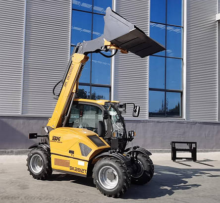 Компактний телескопічний колісний навантажувач BK2812T з двигуном YANMAR, фото 1