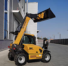Компактний телескопічний колісний навантажувач BK2812T з двигуном YANMAR, фото 2