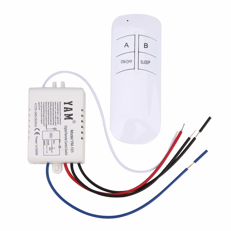 Контролер і пульт дистанційного керування світлом  люстри або світильник (2-режимний) 