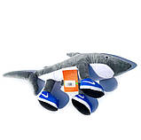 М`яка іграшка Акула Тралалеро Тралала плюш Копиця 50*20*12см (00515-1), фото 8