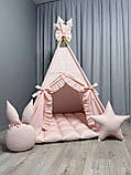Вігвам Мрія 6 БОНБОН з Кошиком Повний комплект, вігвам дитячий, вігвам для дівчинки, вігвам для дітей, дитяча палатка, вігвам, фото 2