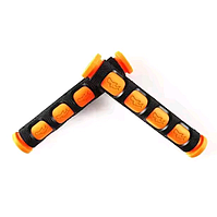 Гумові ручки на гальма грипси жовтогарячі