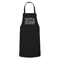 Кухонний фартух з друком "Готую як богиня" (колір чорний) (28349)