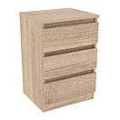 Тумба приліжкова на 3 шухлядами, фото 2