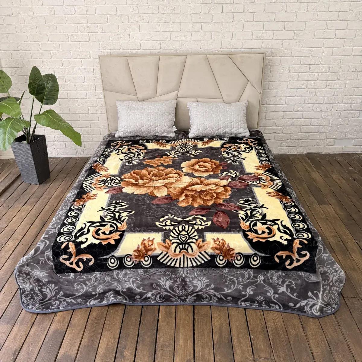 Плед стрижений з тиснений Східна казка Євро 200х240, 3,5кг.