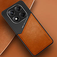 Комбинированный чехол Generous Xiaomi Redmi Note 14 Pro 5G Orange