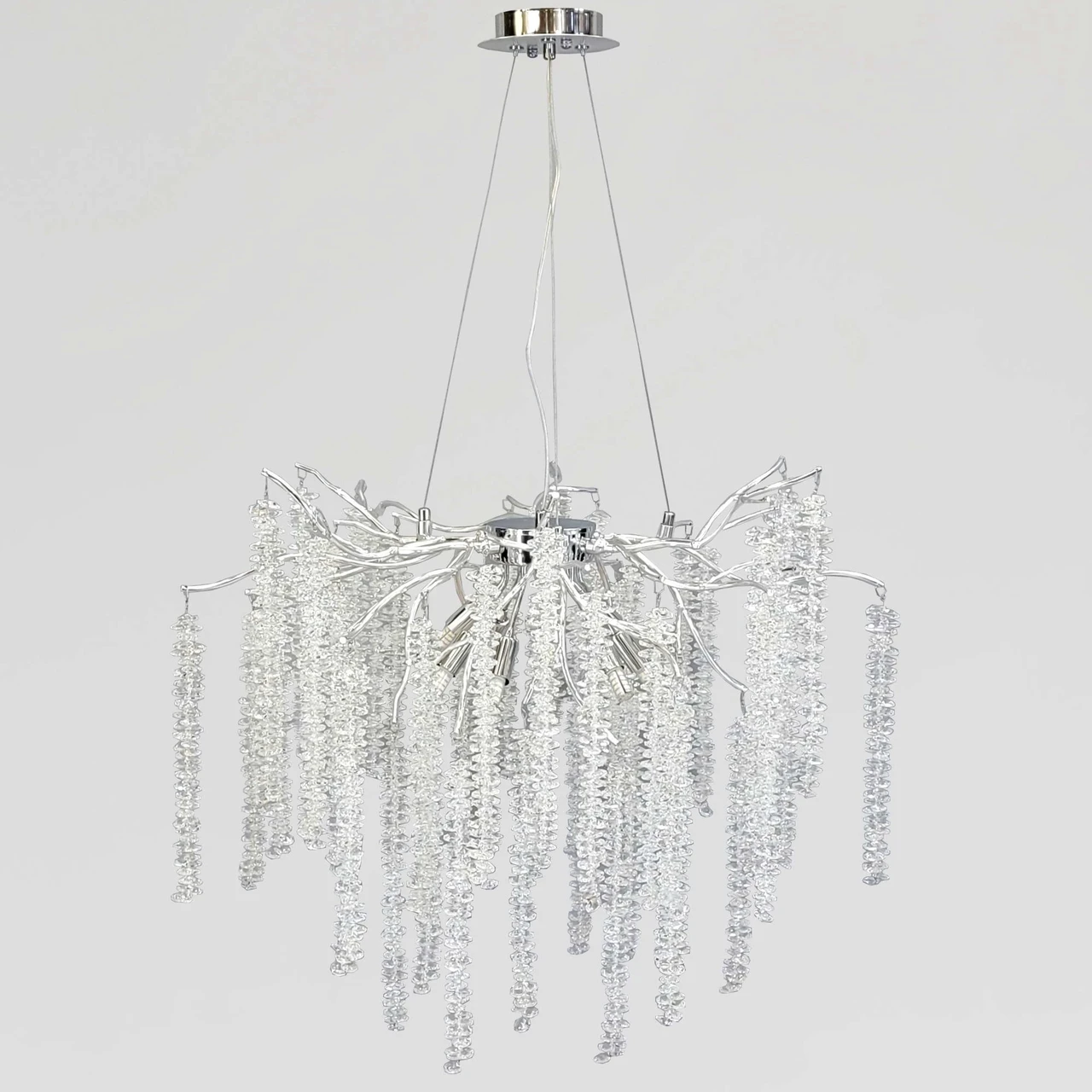 Сучасна кришталева люстра P6022/60CH, фото 1