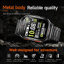 UWatch Розумний смарт годинник Smart Fanastic Steel, 2 ремінці, фото 5
