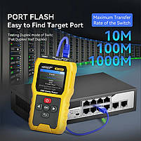 NOYAFA NF-8504, багатофункціональний мережевий тестер, PoE, довжина кабелю CAT5/CAT6, Wiremap, фото 3