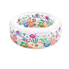 Дитячий надувний басейн Intex 58480 «Акваріум», 152 х 56 см