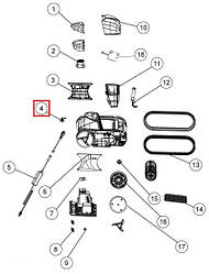 Кришка зарядного порту для робота-пилососа Fairland X30-X80 (1223011100003)