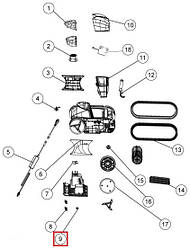 Магнітна кришка з етикеткою для робота-пилососа Fairland X30-X80 (2020010100052)