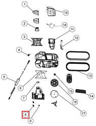 Основна кришка зливу для робота-пилососа Fairland X30-X80 (1223011000003)