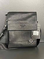 Чоловіча шкіряна вертикальна сумка від фірми Polo оптом/роздріб