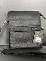 Чоловіча шкіряна вертикальна сумка від фірми Polo оптом/роздріб