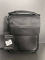 Чоловіча шкіряна вертикальна сумка від фірми POLO (гуртом/роздріб)