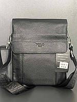 Чоловіча шкіряна вертикальна сумка від фірми Polo оптом/роздріб