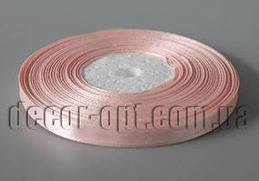 Стрічка атласна відтінок персикової 0,6 см 36ярд арт 153