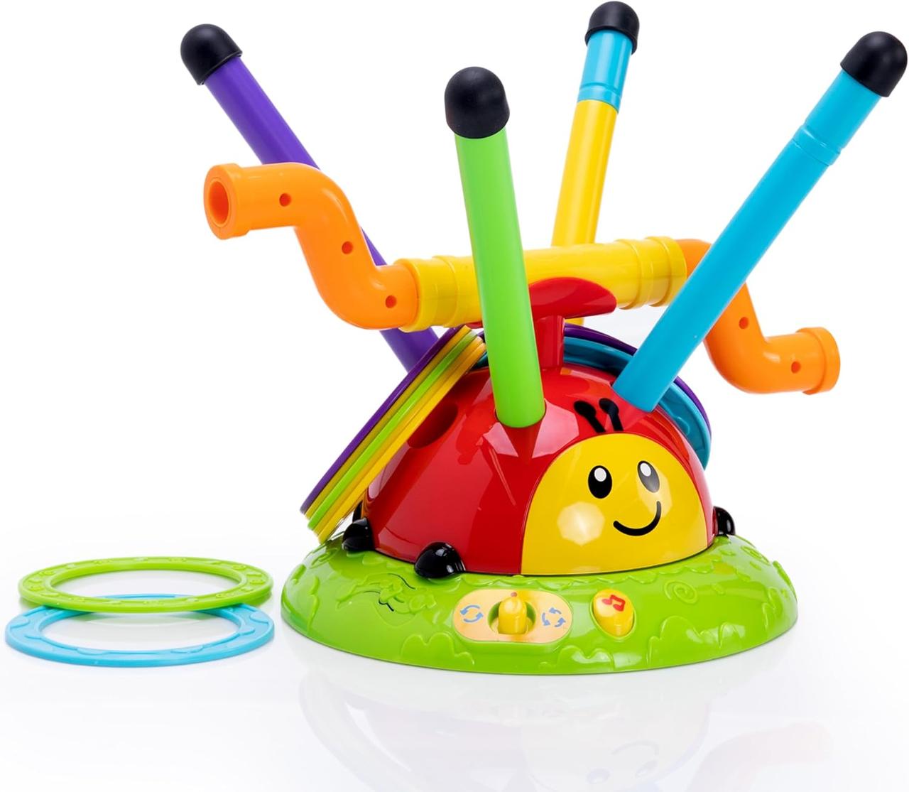 Іграшка 2-в-1 Музична Божа корівка від Fat Brain Toys, фото 1