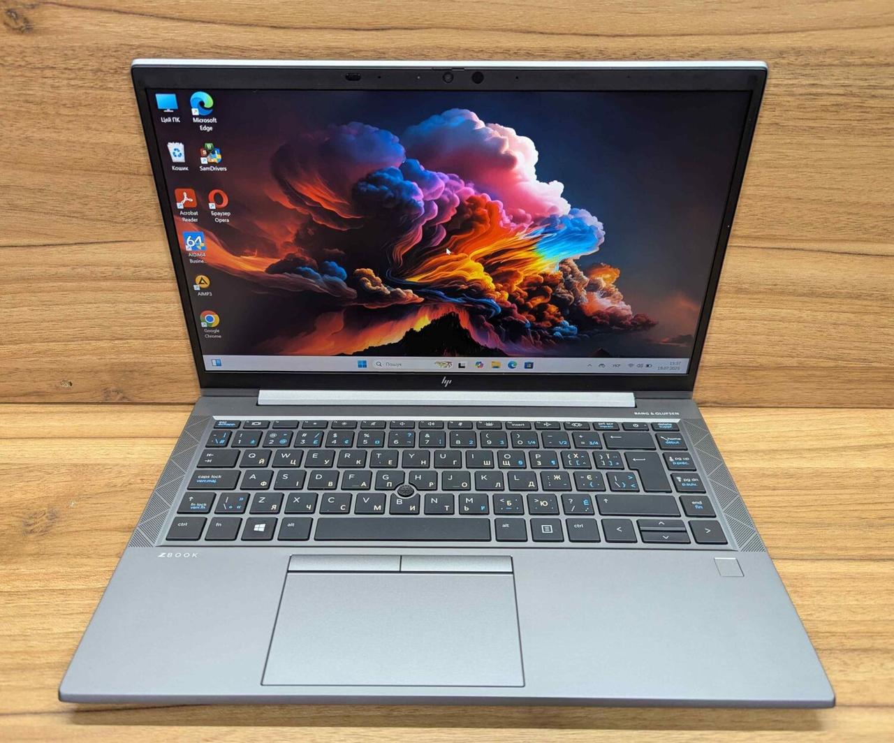 Б/в Ноутбук HP zBook Firefly 14 G8 14" 1920x1080| Core i7-1165G7| 16 GB RAM| 512 GB SSD| T500 4GB