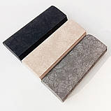 Футляр чохол для окулярів на магніті Міцний пластик + замша Широкий (чорний, бежевий), фото 2