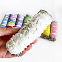 Біла шавлія для окурювання + білі пелюстки троянд