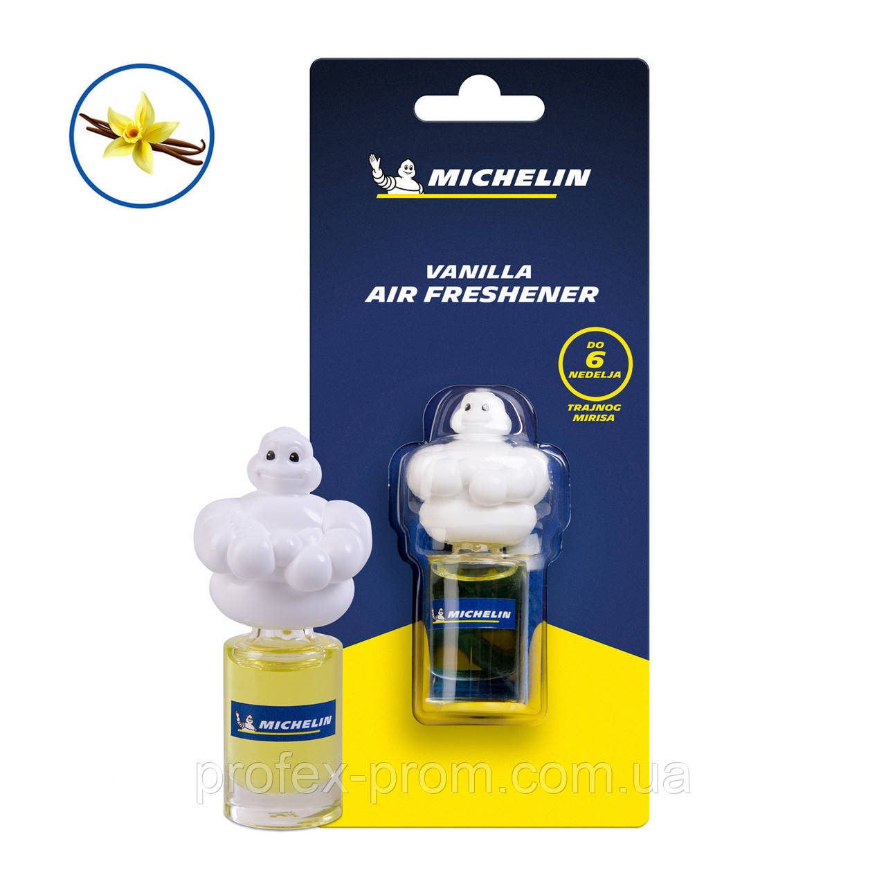 Ароматизатор Ваніль Michelin Air Fresheners Bib Mini Bottle – Vanilla, 5мл (W31791) (шт.), фото 1