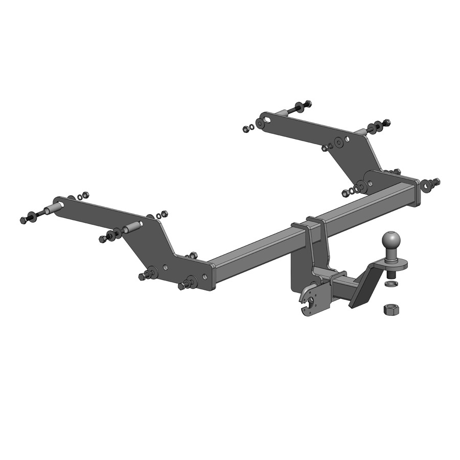 Фаркоп знімний під американський квадрат - Nissan Almera G15 седан 2012-, фото 1