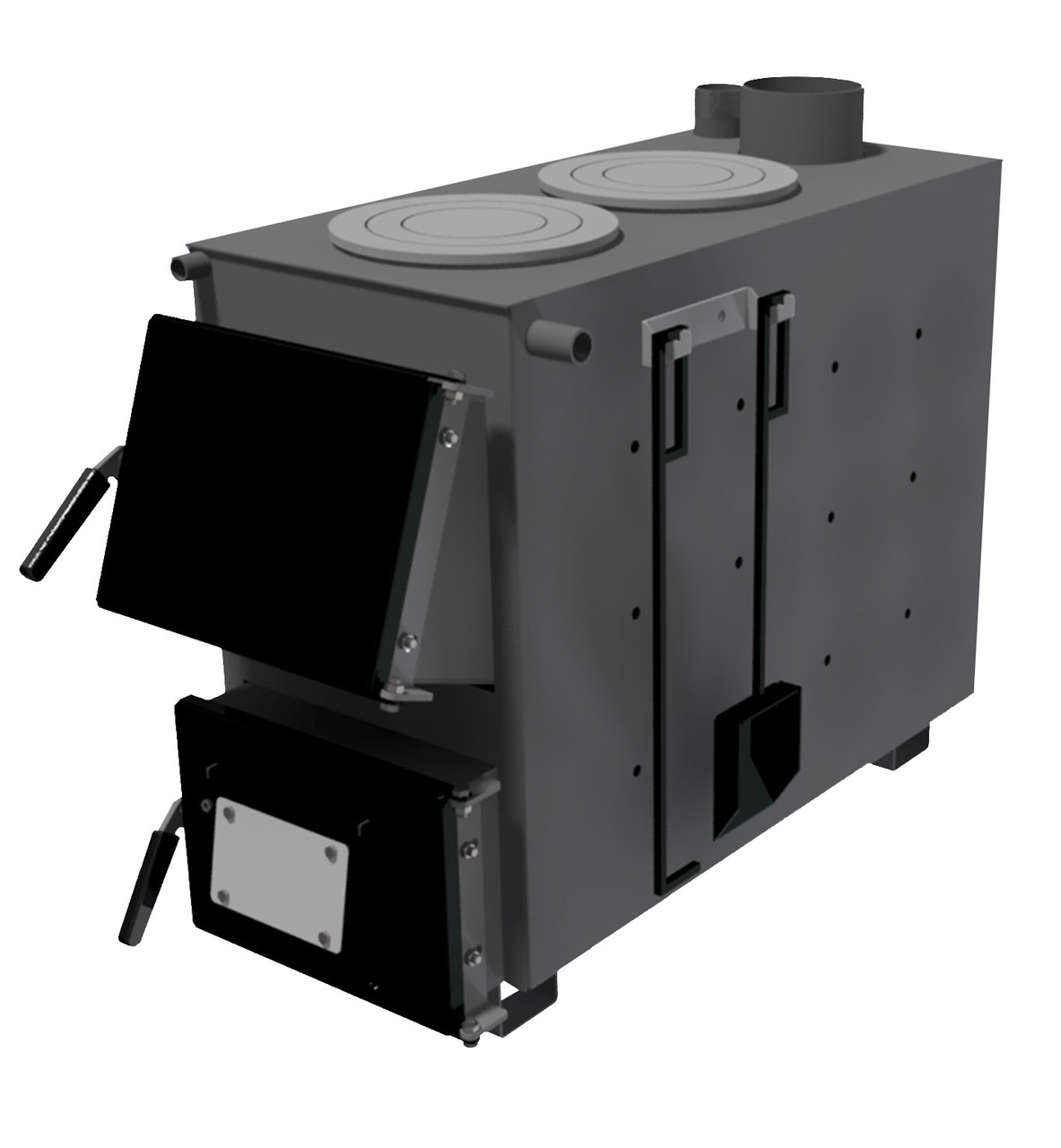 Твердопаливний котел Zubr Classic плита 20 кВт, фото 1