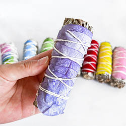 Біла шавлія для окурювання + бузкові пелюстки троянд