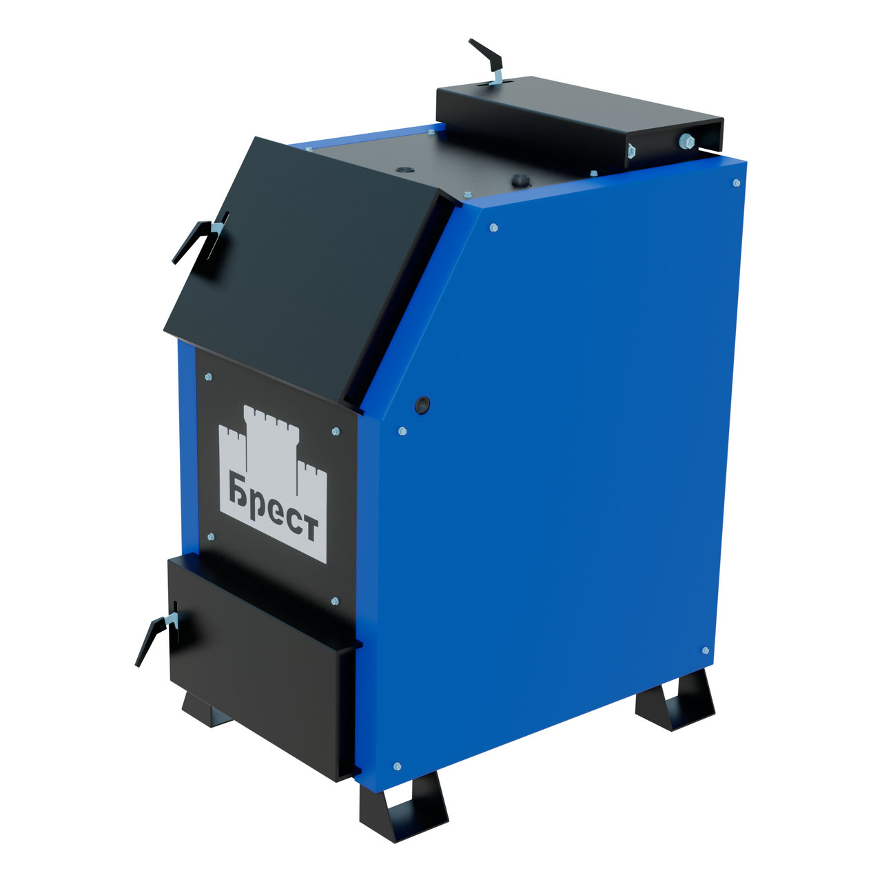 Котел шахтарний 38 кВт "Брест" косе завантаження (тип Холмова). 6 мм, фото 1