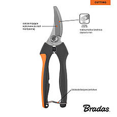 Секатор з прохідним лезом, нержавіюча сталь, 
V-SERIES PRECISSION, KT-V1046, фото 4