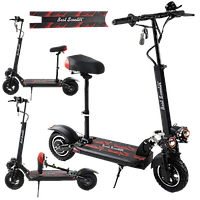 Електросамокат Best Scooter BS-90711 з сидінням: 800W двигун, 10" колеса